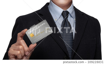 Businessman with a credit card Businessman with a credit card 109228831