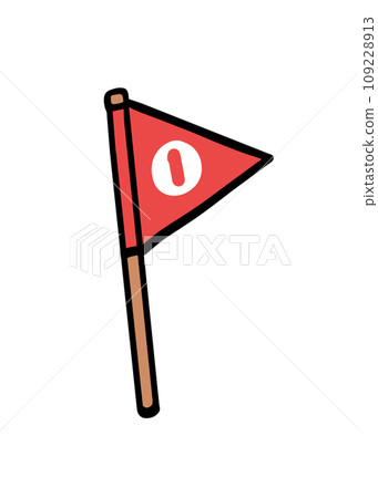 第一名旗幟插圖 109228913