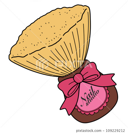 The illustration of a brush 109229212