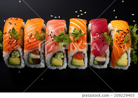 Discover sushi perfection and a delightful journey of culinary excellence 109229403