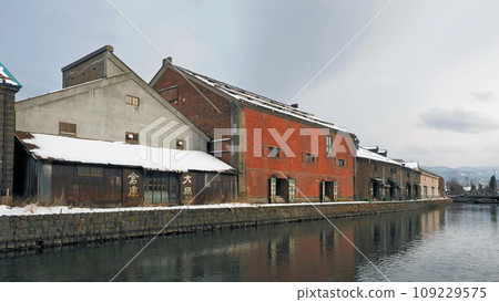 Winter Otaru Canal 109229575