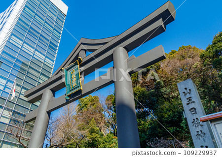 [東京的都會景觀] 日枝神社週邊的都會景觀 109229937