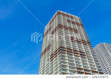 [東京的城市景觀] 東雲週邊的城市景觀（Canal Court） 109229975