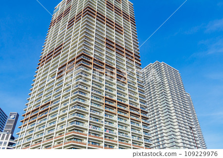 [東京的城市景觀] 東雲週邊的城市景觀（Canal Court） 109229976