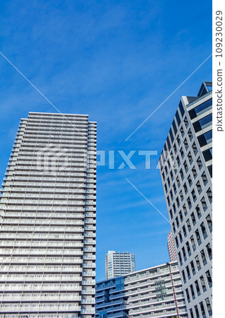 [東京的城市景觀] 東雲週邊的城市景觀（Canal Court） 109230029