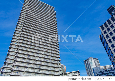 [東京的城市景觀] 東雲週邊的城市景觀（Canal Court） 109230032