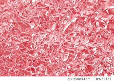 Rose gold foil leaf shiny texture, abstract pink wrapping paper for background and design art work. Rose gold foil leaf shiny texture, abstract pink wrapping paper for background and design art work. 109230164