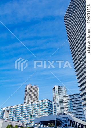 [Urban landscape of Tokyo] Urban landscape around Shinonome (Canal Court) 109231538