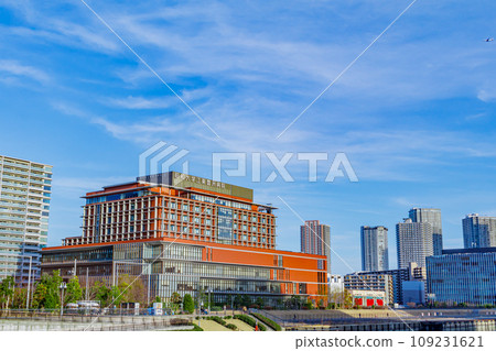 [東京的都市景觀] 豐洲週邊的城市景觀 109231621