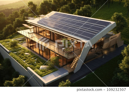 Solar Rooftop House 109232307