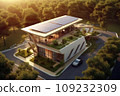 Solar Rooftop House 109232309