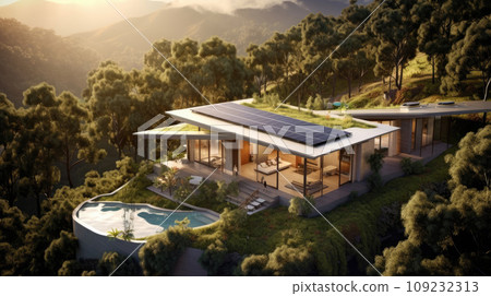 Solar Rooftop House 109232313