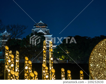 Illuminated Kumamoto Castle Illuminated Kumamoto Castle 109232630