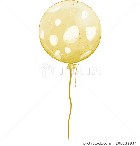 yellow balloon isolated yellow balloon isolated 109232934