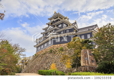 紅葉最佳時期的岡山後樂園與整修後的岡山城 109233359