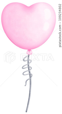 Watercolor Balloon Clipart for Parties and Celebrations 109234802