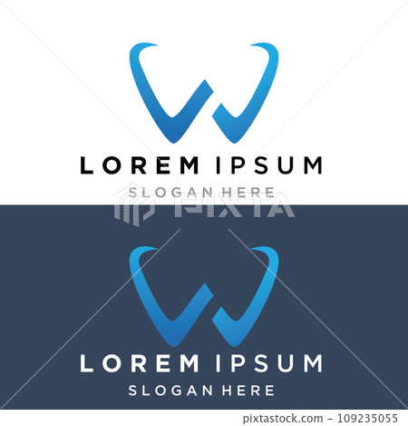W Letter Logo Template W Letter Logo Template 109235055