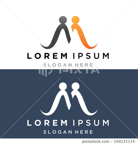 Adoption and community care Logo template vector 109235114