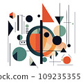 Searching for balance - abstract composition 109235355