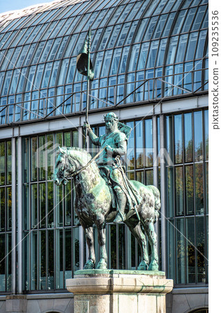Otto I. of Wittelsbach in front of the bavarian state chancellery Munich,Germany 109235536