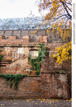 The elongated Jungfernturm at Munich, Germany was built in 1493 as a defensive tower 109235539