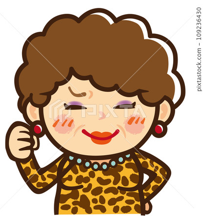 好看的大阪阿姨插畫 好看的大阪阿姨插畫 109236430