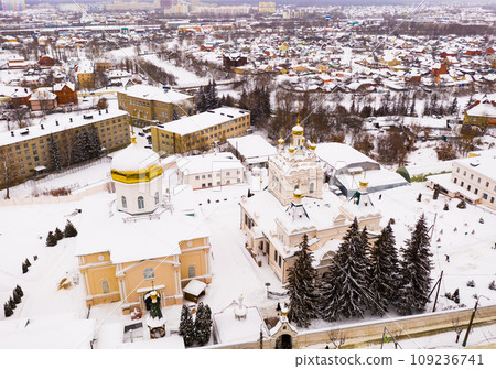 Penza city. Holy Trinity Convent. View from above 109236741