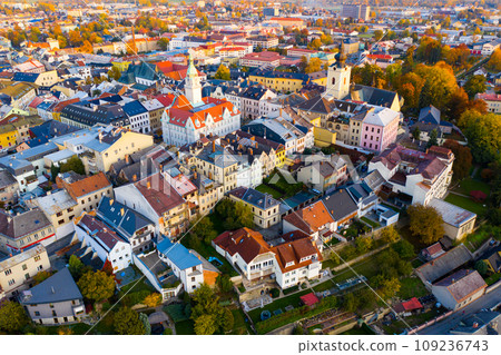 Aerial cityscape of Sumperk Aerial cityscape of Sumperk 109236743
