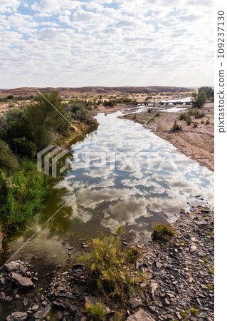 Clouds reflected in the Fish River Clouds reflected in the Fish River 109237130