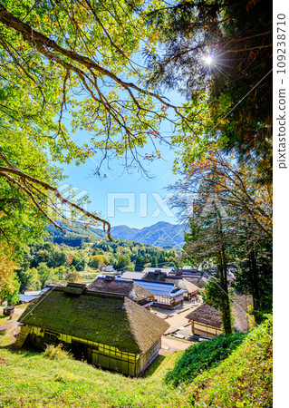 福島縣南會津郡秋天的大內宿 福島縣南會津郡秋天的大內宿 109238710