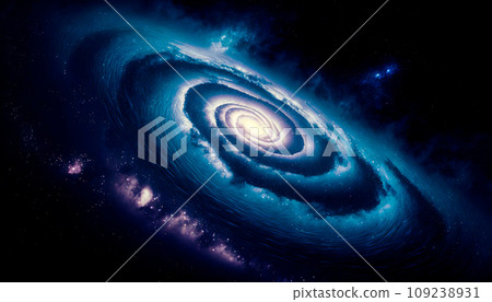 Nebula spreading in outer space 109238931