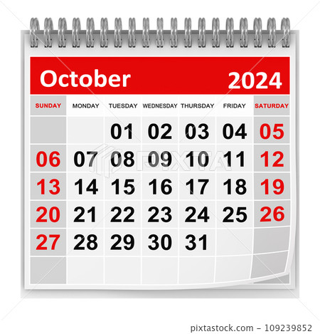 Calendar - October 2024 Calendar - October 2024 109239852