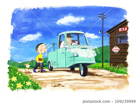 Children on tricycles and auto tricycles 109239999