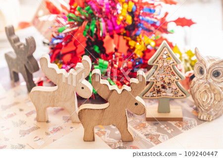 Christmas image wooden ornament 109240447