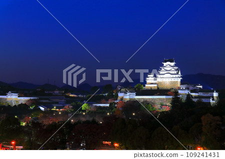 [兵庫縣] 姬路城夜景（姬路公園） 109241431
