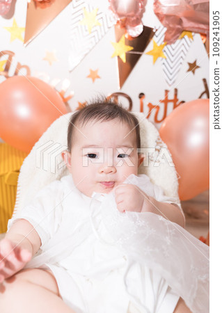 Japanese baby half birthday 109241905