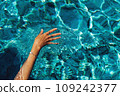 Swimming in a pool. Summer holidays concept. 109242377