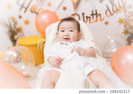 Japanese baby half birthday 109242517