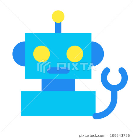 代表科學、機器人的顏色樣式圖標 代表科學、機器人的顏色樣式圖標 109243736