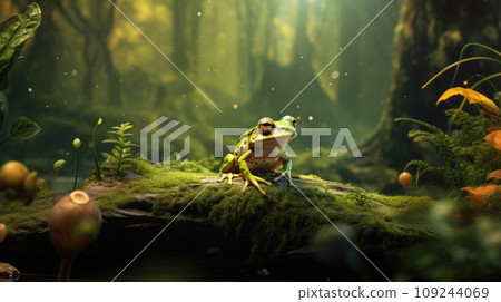 colorful tree frog 109244069