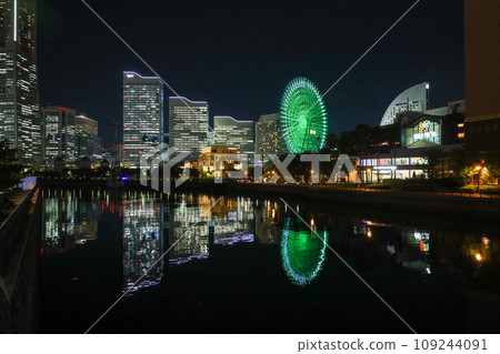 神奈川縣橫濱市港未來,夜景 神奈川縣橫濱市港未來,夜景 109244091