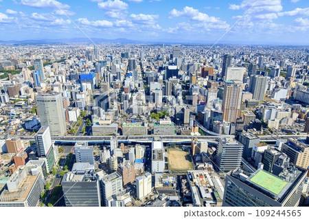 Nagoya cityscape seen from Midland Square (toward Fushimi/Sakae) 109244565