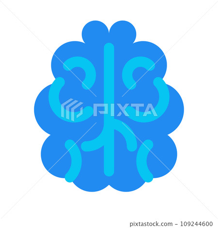 AI，代表大腦的顏色風格圖標 109244600