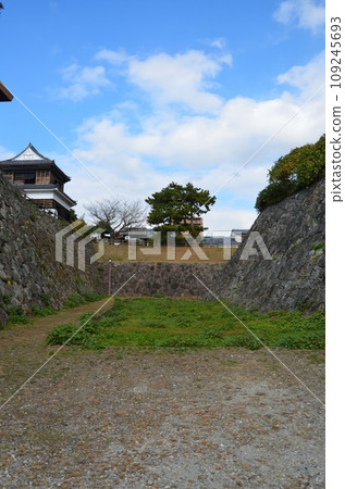 日出城金門櫓、本丸石垣、空堀 109245693