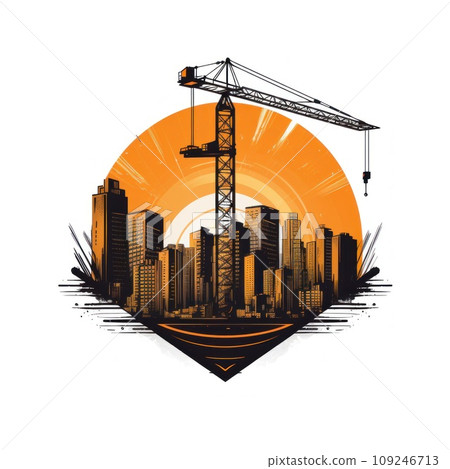 logo of construction company 109246713