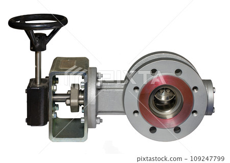 Butterfly valve for shutting off, throttling and regulating the flow of liquids and gases. Butterfly valve for shutting off, throttling and regulating the flow of liquids and gases. 109247799