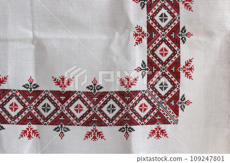 Embroidered tablecloth Embroidered tablecloth 109247801