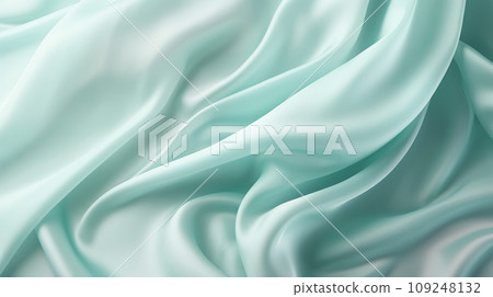 Beautiful layers of delicate mint fabric background. Beautiful layers of delicate mint fabric background. 109248132