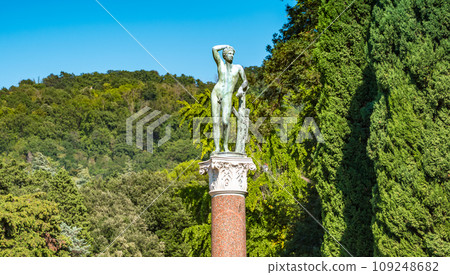 The Miramare garden in Trieste, situated above the Adriatic sea. Italy The Miramare garden in Trieste, situated above the Adriatic sea. Italy 109248682