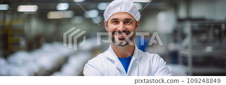 Man in food industry Man in food industry 109248849